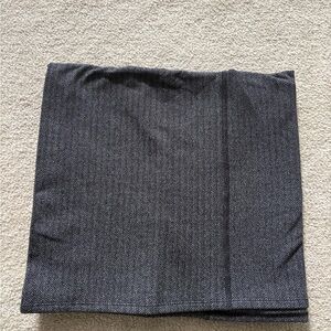 Lululemon vinyasa scarf NWOT black/grey herringbone
